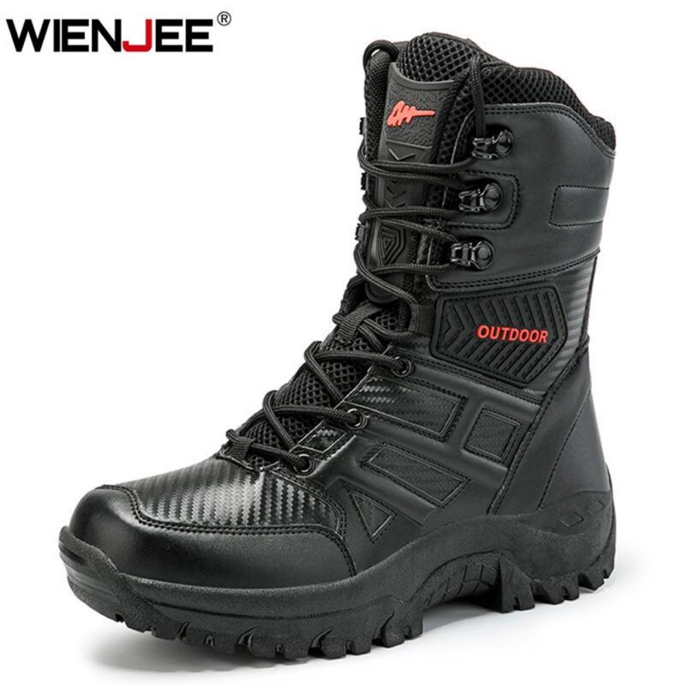 Men'S Shoes Hiking - Botas masculinas de couro de alta