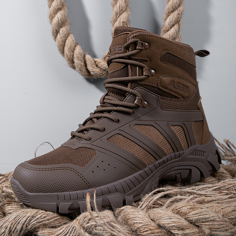 Men'S Shoes Hiking - Homens botas táticas rendas até deserto