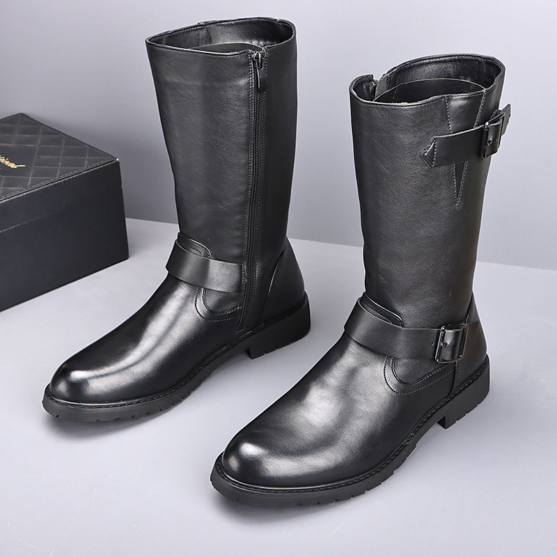 Men'S Shoes Dq - Botas de Motocicleta Estilo Inglês para