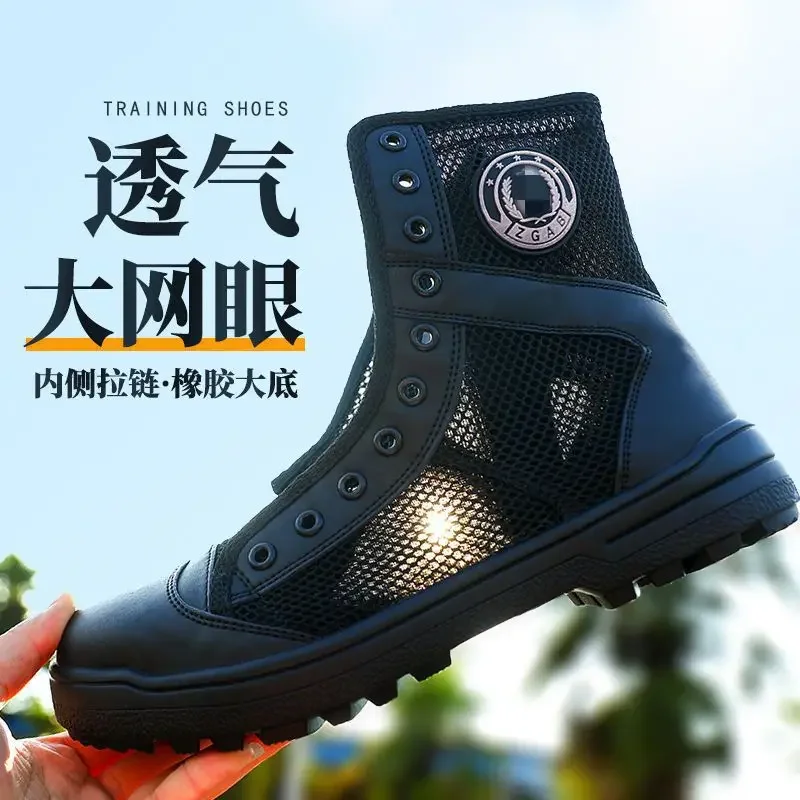 Men'S Shoes Dq - Botas Táticas Masculinas de Verão em