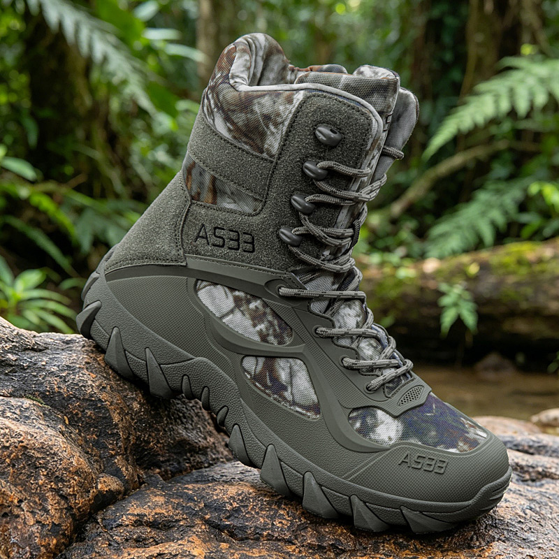 Men'S Shoes Dq - Bota tática masculina para atividades ao