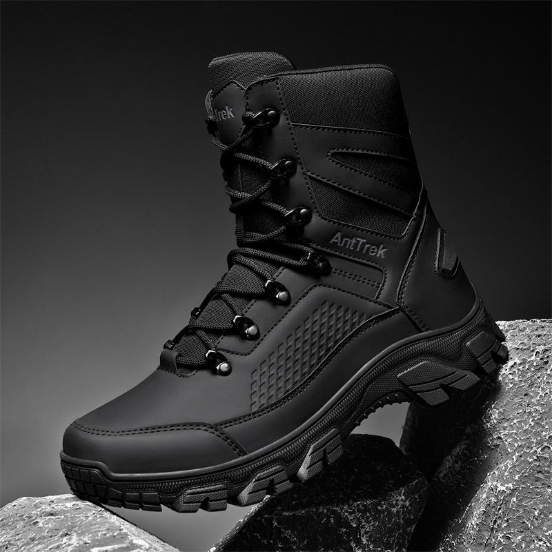 Men'S Shoes Hiking - Botas de treinamento selvagem masculinas quatro