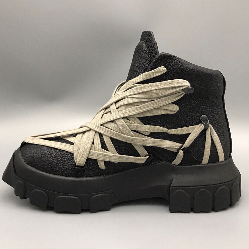 Men'S Shoes Dq - Botas de Couro Originais de Luxo