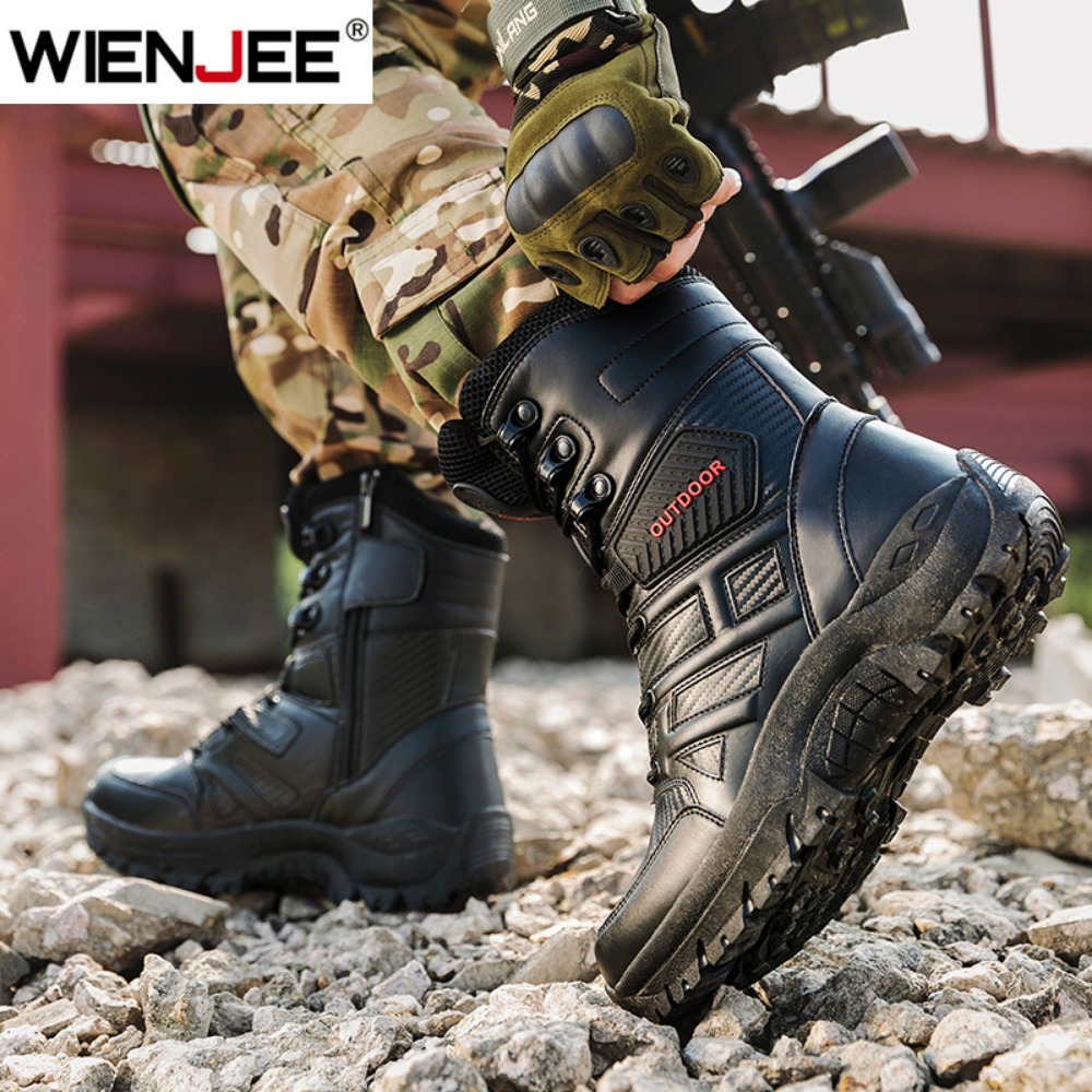 Botas masculinas de couro de a - Men'S Shoes Hiking avaliação e preço