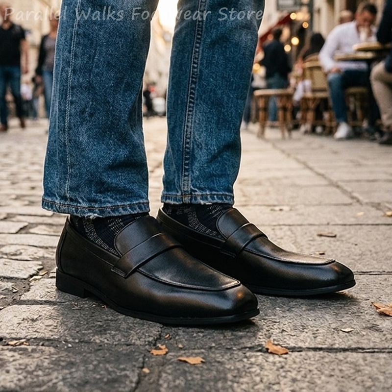 Sapatos Masculinos Pretos de C - Men Shoes Formal avaliação e preço