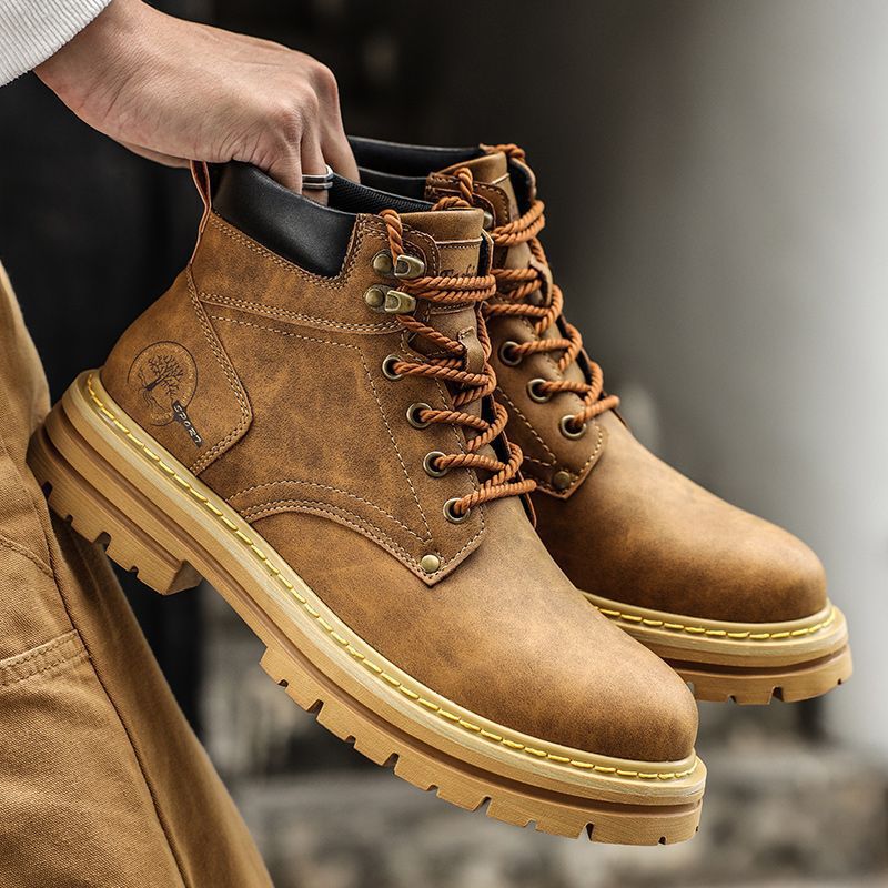 Moda masculina botas primavera - Men'S Shoes For Work avaliação e preço