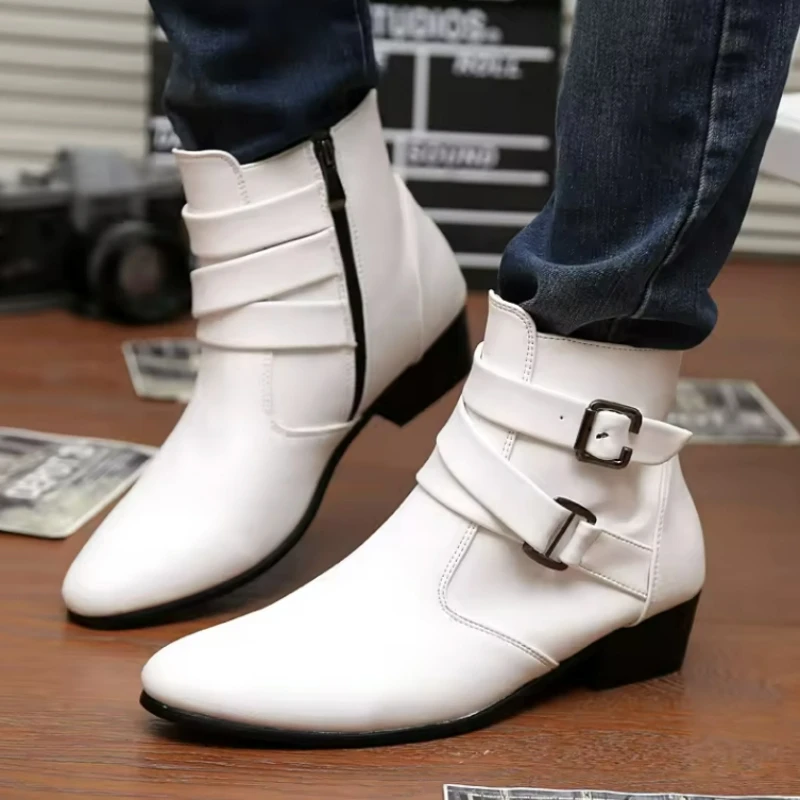 Novas botas masculinas de cour - Men Shoes Formal avaliação e preço
