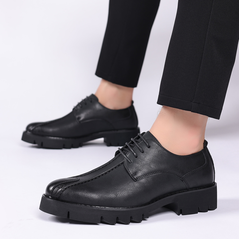 Sapatos masculinos de couro co - Men Shoes Formal avaliação e preço