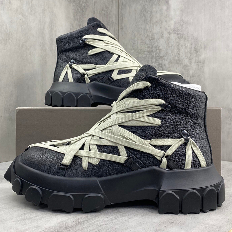 Botas de Couro Originais de Lu - Men'S Shoes Dq avaliação e preço